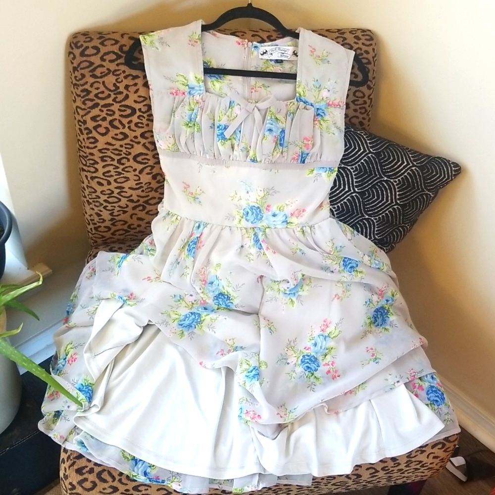 Hell Bunny Vixen Chiffon dress